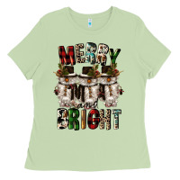 Merry And Bright Ladies Tee | Teevron