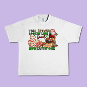 Torn Between Lookin Like A Snack And Eatin One Urban Heavy Tee Designed By Fadigitalartstudio