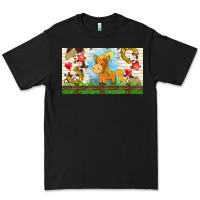Black cute horse Premium Tee - TumblerDesignByShophia