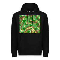 Black St. Patrick's Day Shamrock Leopard Premium Hoodie - RanaPortraitStore