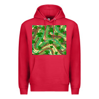 Cardinal St. Patrick's Day Shamrock Leopard Premium Hoodie - RanaPortraitStore