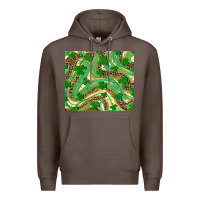 Coffee St. Patrick's Day Shamrock Leopard Premium Hoodie - RanaPortraitStore