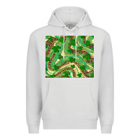 Dove Grey St. Patrick's Day Shamrock Leopard Premium Hoodie - RanaPortraitStore