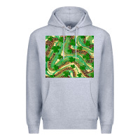 Heather Grey St. Patrick's Day Shamrock Leopard Premium Hoodie - RanaPortraitStore