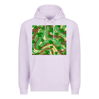 Lilac St. Patrick's Day Shamrock Leopard Premium Hoodie - RanaPortraitStore