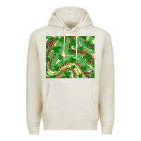 Oatmeal Heather St. Patrick's Day Shamrock Leopard Premium Hoodie - RanaPortraitStore