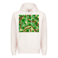 Pale Pink St. Patrick's Day Shamrock Leopard Premium Hoodie - RanaPortraitStore