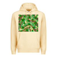 Pina Colada St. Patrick's Day Shamrock Leopard Premium Hoodie - RanaPortraitStore