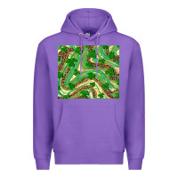 Purple St. Patrick's Day Shamrock Leopard Premium Hoodie - RanaPortraitStore