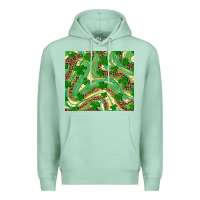 Seafoam St. Patrick's Day Shamrock Leopard Premium Hoodie - RanaPortraitStore