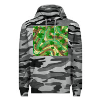 Slate Camo St. Patrick's Day Shamrock Leopard Premium Hoodie - RanaPortraitStore