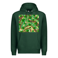 Sports Green St. Patrick's Day Shamrock Leopard Premium Hoodie - RanaPortraitStore
