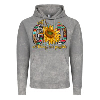 Cloud Rock with god all things are possible with sunflower bbs Vintage Hoodie - BundleAndBundleShop