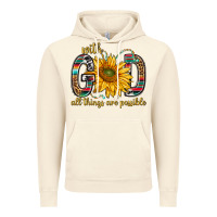Vintage Artic with god all things are possible with sunflower bbs Vintage Hoodie - BundleAndBundleShop