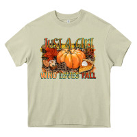 Just A Girl Who Loves Fall Heavy Core Tee | Teevron
