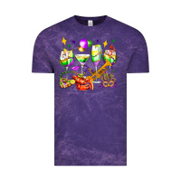 Cloud Purple mardi gras wine glasses olivia Vintage Tee - OliviaCreatesArt