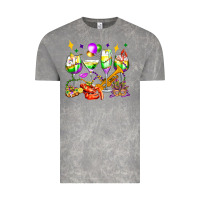 Cloud Rock mardi gras wine glasses olivia Vintage Tee - OliviaCreatesArt