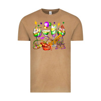 Mardi Gras Wine Glasses Olivia Vintage Tee | Teevron