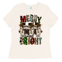 Bone merry and bright Ladies Tee - CowGirlArtShop