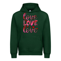 Forest Green love valentines day Urban Hoodie - JahusDesignShop