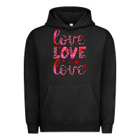 Pigment Black love valentines day Urban Hoodie - JahusDesignShop