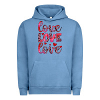 Pigment Pebble Blue love valentines day Urban Hoodie - JahusDesignShop