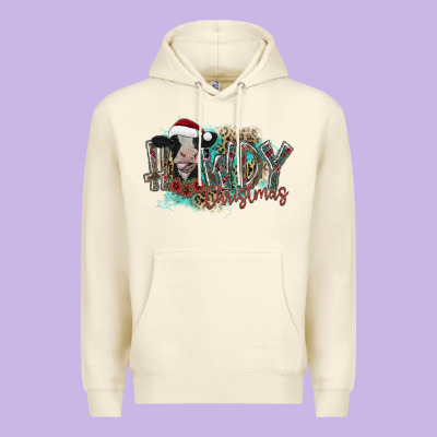 Howdy Christmas Premium Hoodie Designed By Cowhidedigitalart