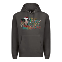Smoke howdy christmas Premium Hoodie - CowhideDigitalArt