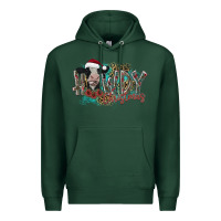 Sports Green howdy christmas Premium Hoodie - CowhideDigitalArt