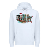 White howdy christmas Premium Hoodie - CowhideDigitalArt
