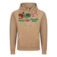 Vintage Coffee peace love christmas cakes bbs Vintage Hoodie - BundleAndBundleShop