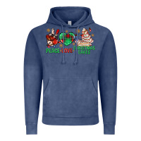 Vintage Denim peace love christmas cakes bbs Vintage Hoodie - BundleAndBundleShop