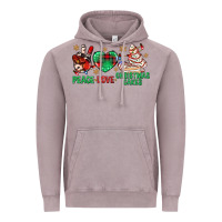 Vintage Zinc peace love christmas cakes bbs Vintage Hoodie - BundleAndBundleShop