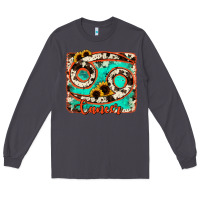 Smoke cancer turquoise cowhide Long Sleeve Tee - RanaPortraitStore