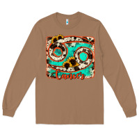Toasted Coconut cancer turquoise cowhide Long Sleeve Tee - RanaPortraitStore
