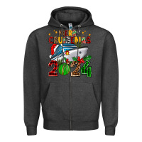Charcoal Heather merry cruisemas 2024 Zipper Hoodie - AdoDesignShop