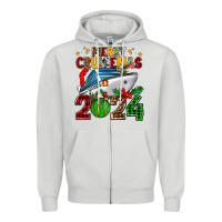 Dove Grey merry cruisemas 2024 Zipper Hoodie - AdoDesignShop