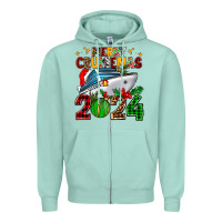 Seafoam merry cruisemas 2024 Zipper Hoodie - AdoDesignShop