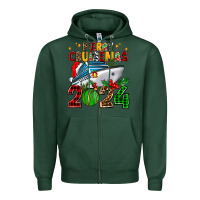 Sports Green merry cruisemas 2024 Zipper Hoodie - AdoDesignShop