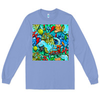 Colony Blue boy child coffee cup and teddy bear with thunderbolts and camouflage s Long Sleeve Tee - BundleAndBundleShop
