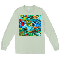 Matcha boy child coffee cup and teddy bear with thunderbolts and camouflage s Long Sleeve Tee - BundleAndBundleShop