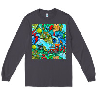 Smoke boy child coffee cup and teddy bear with thunderbolts and camouflage s Long Sleeve Tee - BundleAndBundleShop