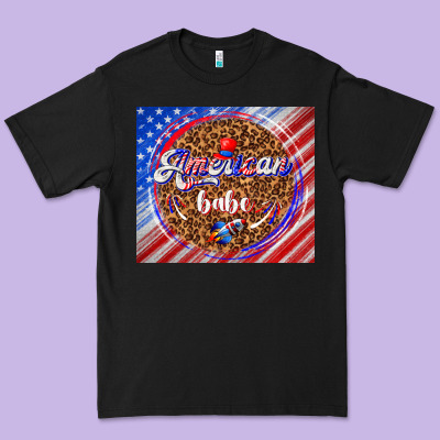 American Babe Premium Tee Designed By Tumblerdesignbyshophia