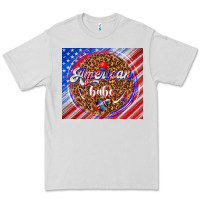 Dove Grey American babe Premium Tee - TumblerDesignByShophia