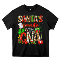 Black santa's favorite cna Heavy Core Tee - texasbilliewilder