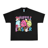Black Happy Easter eggs Urban Heavy Tee - OliviaCreatesArt
