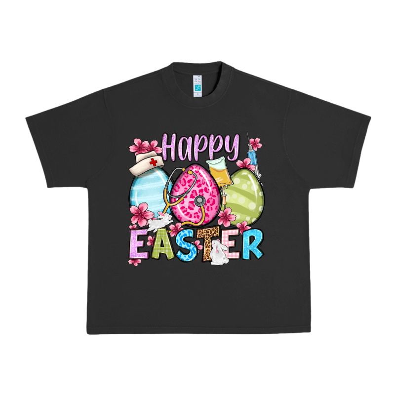 Happy Easter Eggs Urban Heavy Tee by OliviaCreatesArt | Teevron