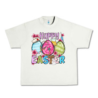 Pistachio Happy Easter eggs Urban Heavy Tee - OliviaCreatesArt