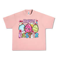 Salmon Happy Easter eggs Urban Heavy Tee - OliviaCreatesArt