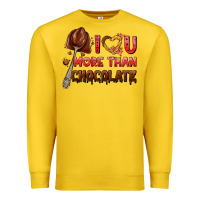 Lemon i love you more than chocolate Premium Sweatshirt - AdoDesignShop